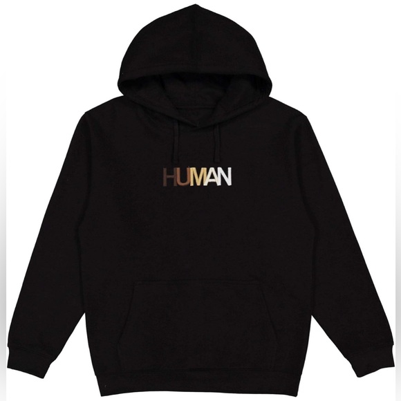 Wear The Peace “Human”Embroidered Hoodie | We Are All Human | Size: Medium - Picture 3 of 11